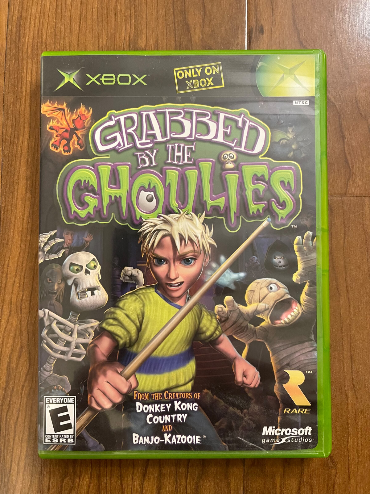Grabbed by the Ghoulies (Microsoft Xbox, 2003) CIB COMPLETE. Tested & Working!