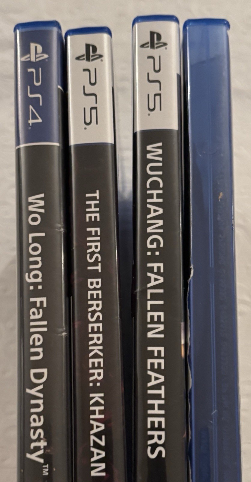 Wukong + Khazan + Wuchang + Wo Long Ps4 PlayStation 5 Ps5 *READ Case Damage*