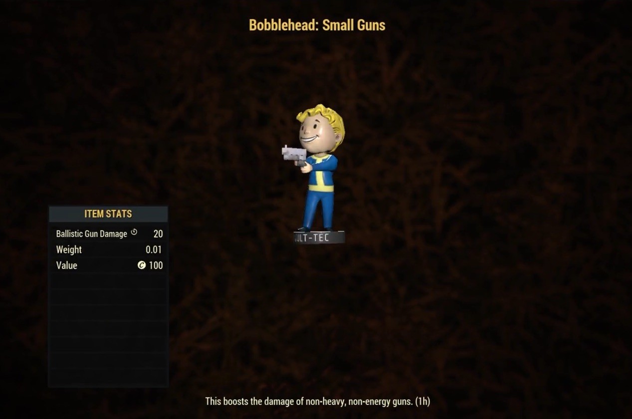 (Xbox) 100 Small Guns Bobbleheads