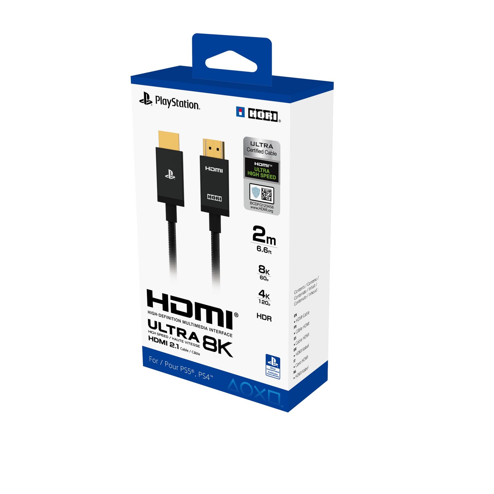 Ultra High Speed HDMI Cable for PlayStation® 5 – Officially Licensed by Sony
