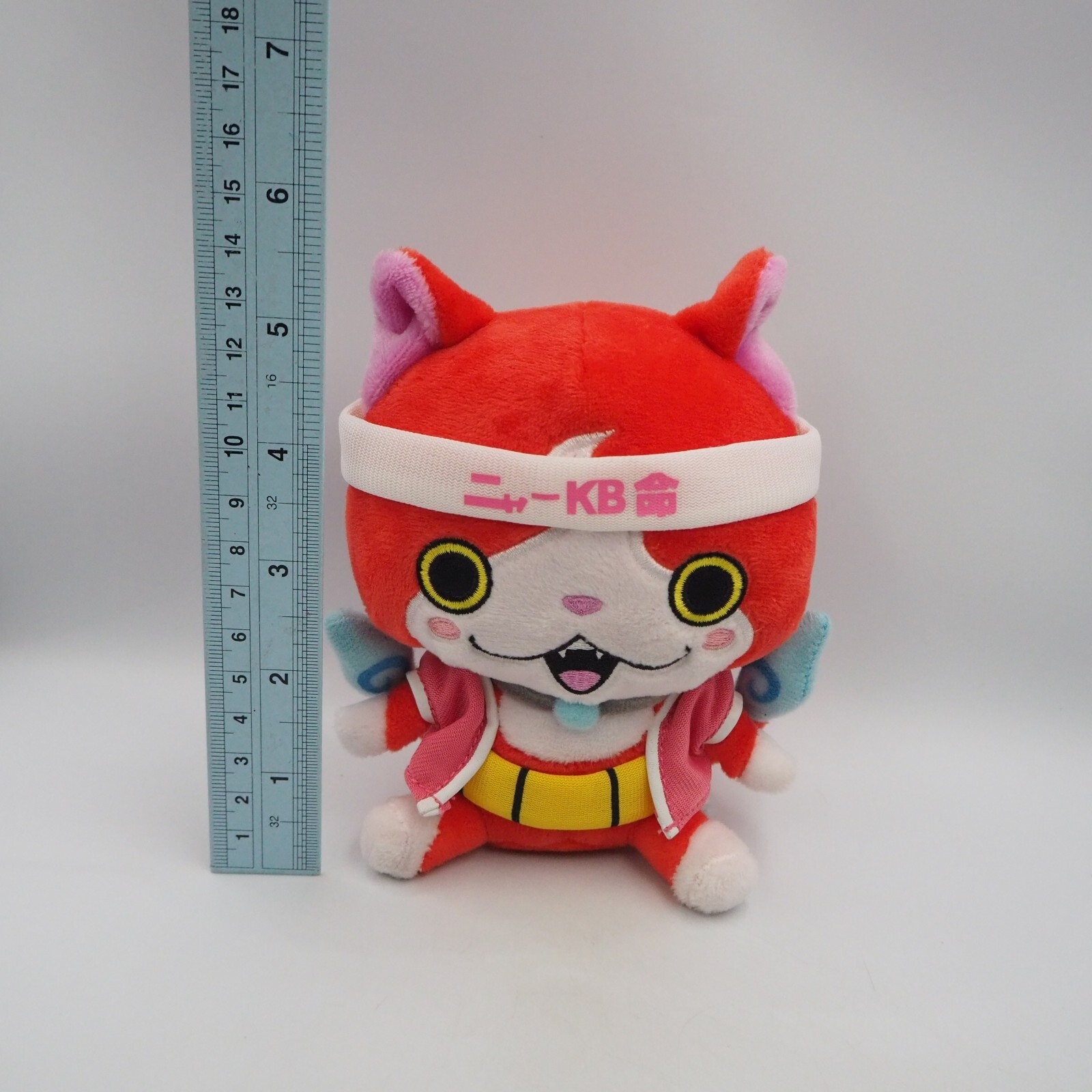 Yokai Watch C1403 Jibanyan Meow Nya-KB Bandai Kuttari Plush 6″ Toy Doll Japan