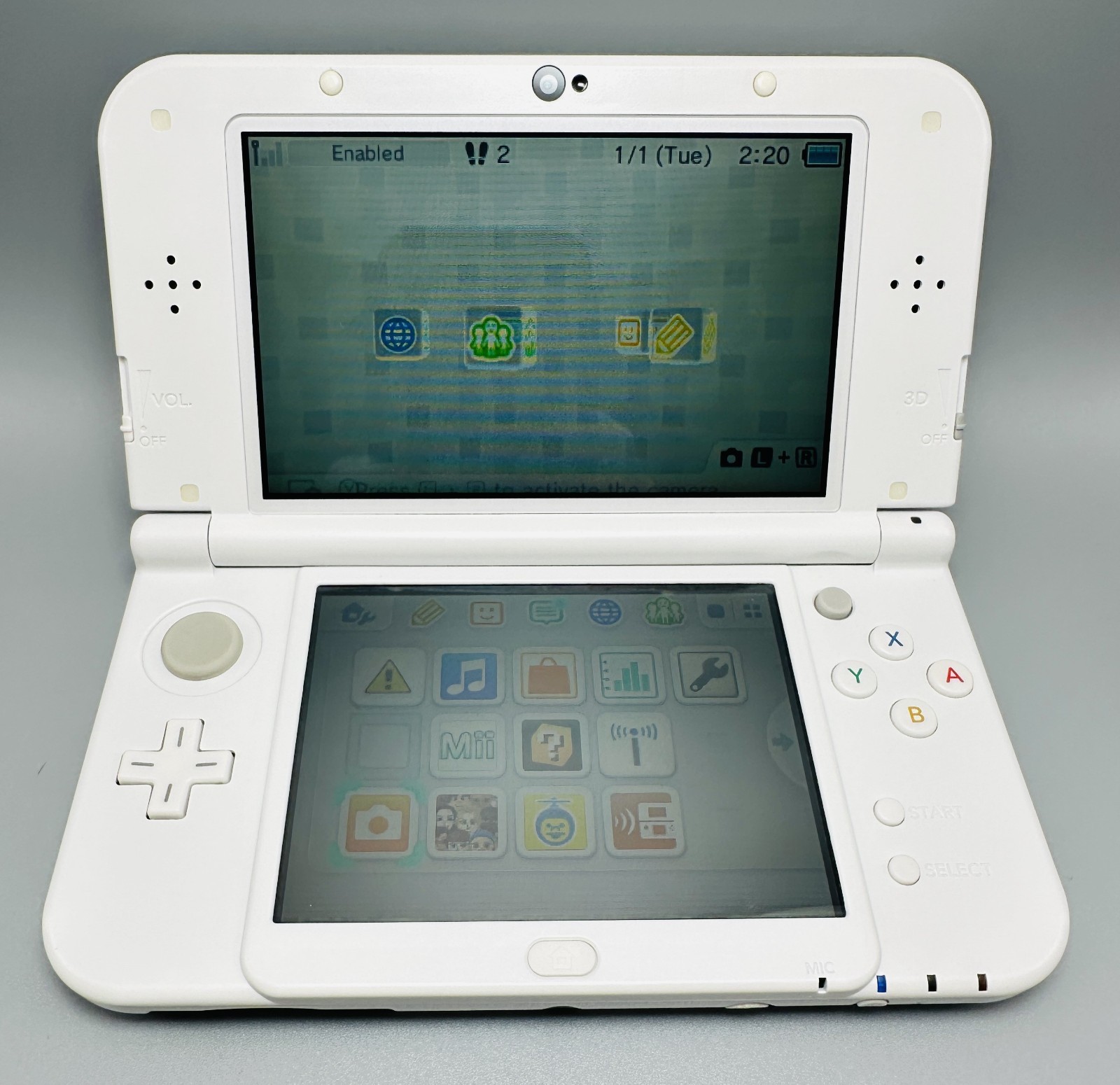 Nintendo New 3DS LL XL | Pearl White | Dual IPS | 128gb | Excellent Condition