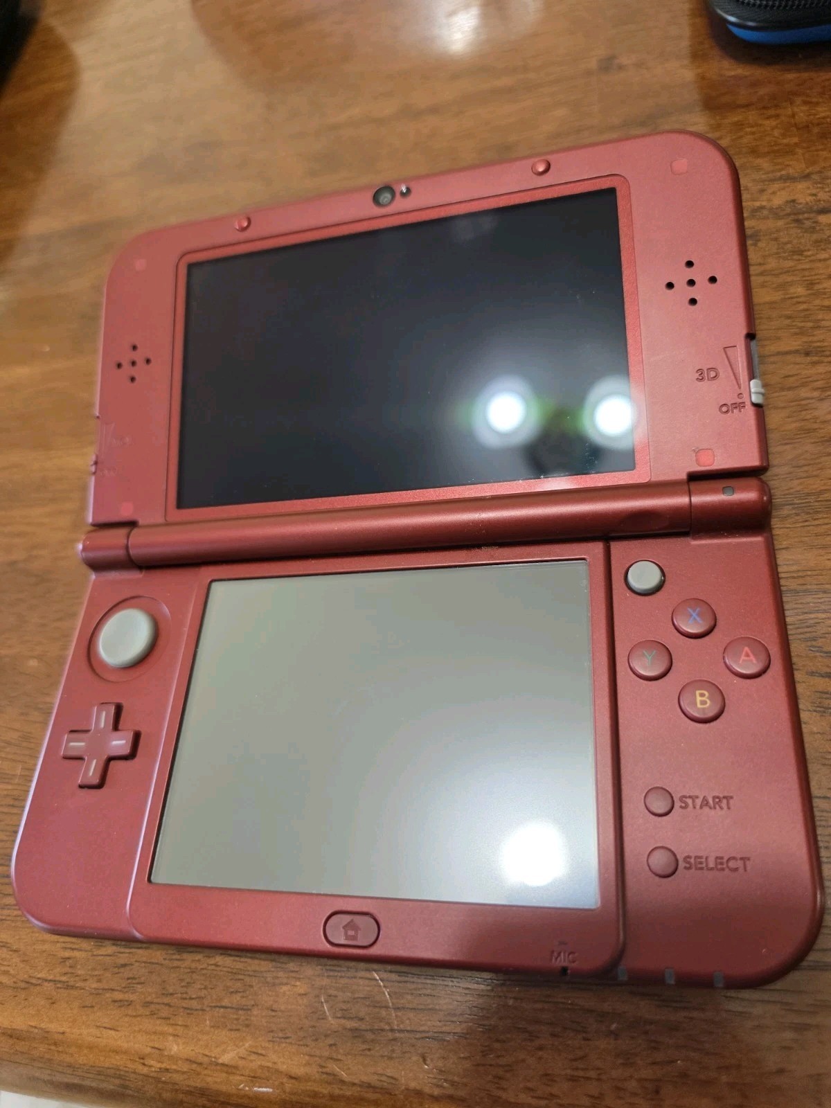 New Nintendo 3DS XL Red Handheld System – w/ Case and Charger – TOP IPS- NICE!