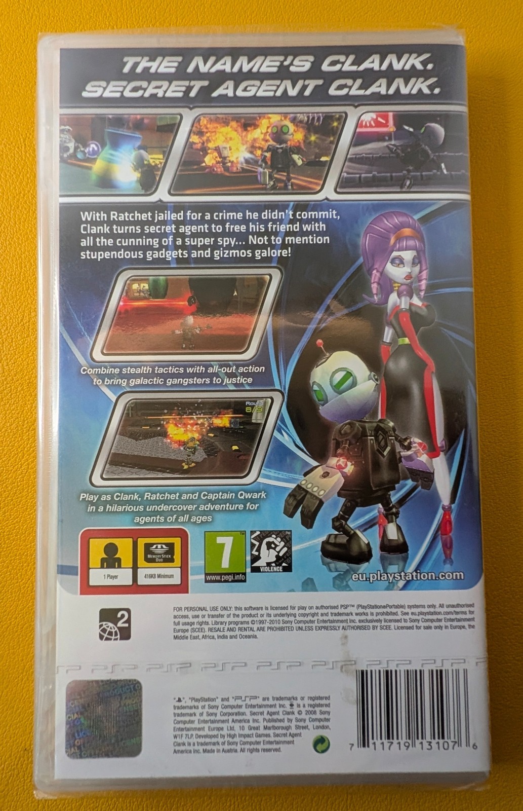 Secret Agent Clank PSP Essentials Edition (2010) PlayStation PSP Region Free