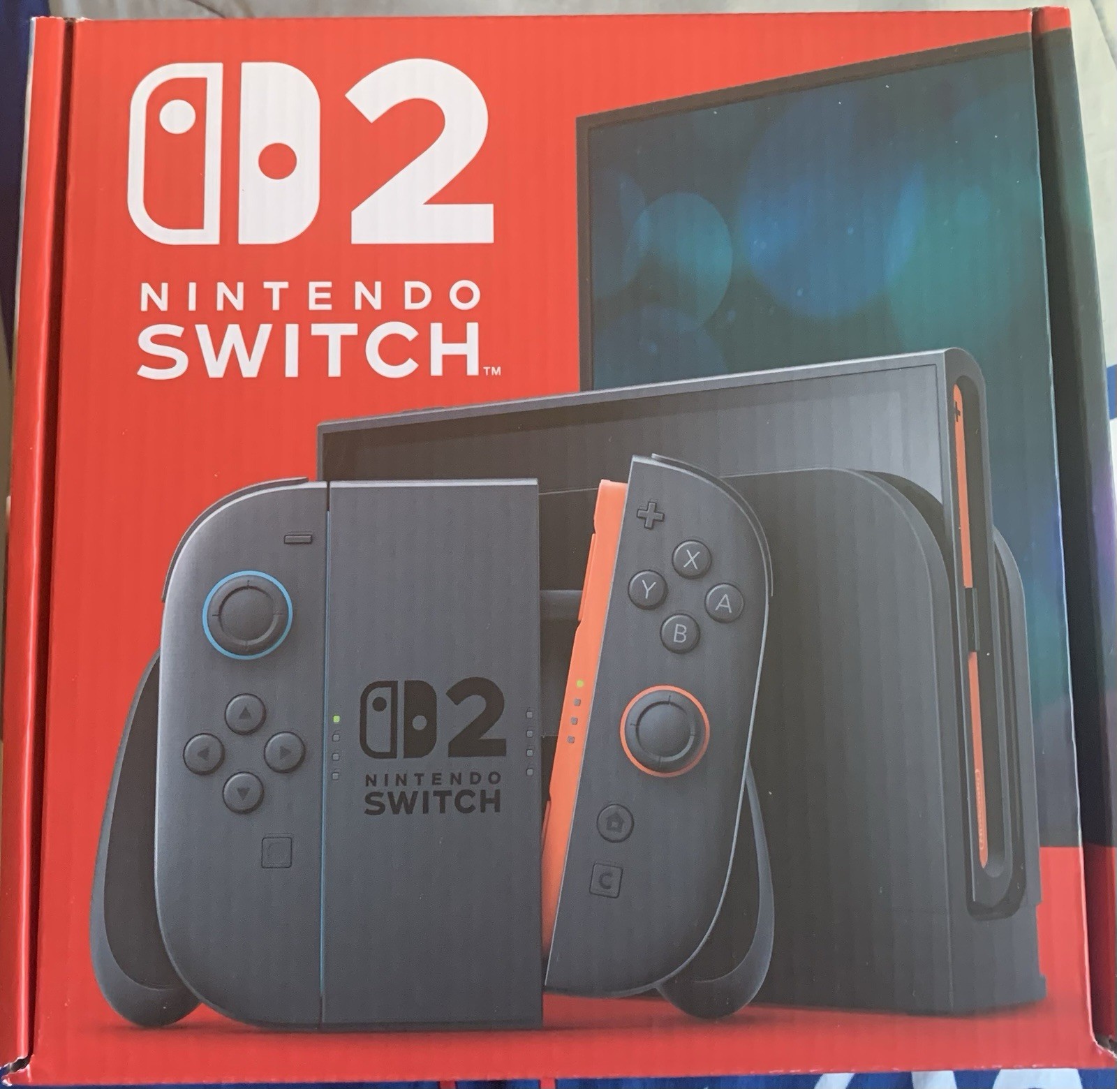 Nintendo Switch 2 Console System Brand New Mario Kart World Game Joy-con Wheel