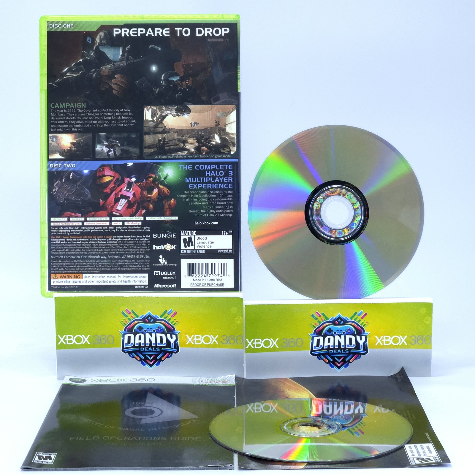 Halo 3: ODST CIB W/ Manual – Xbox 360