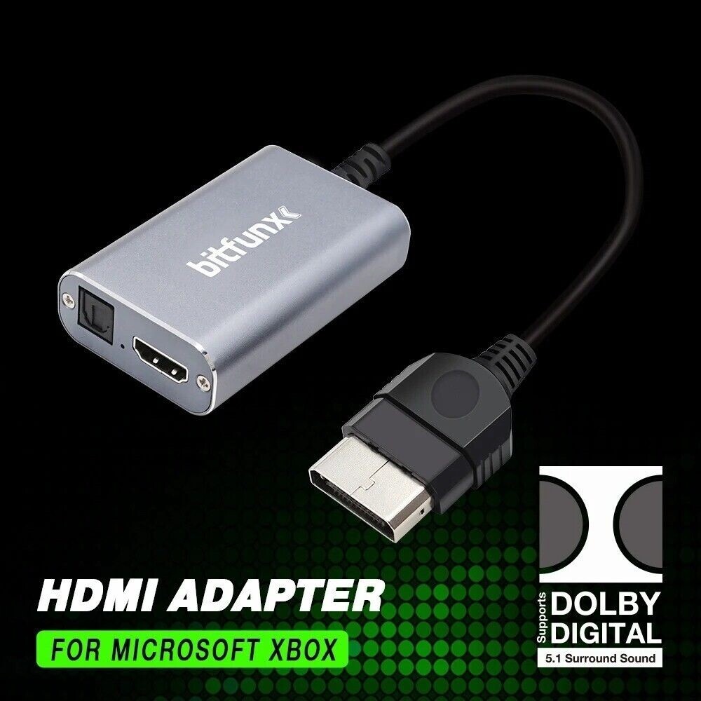 Bitfunx HDMI Converter For XBOX OG Console HD 480p 720p 1080i (USA)