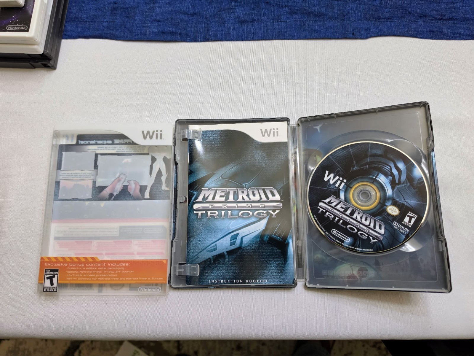 Nintendo Metroid Game Lot Wii GameCube 3DS Prime Trilogy Samus Returns CIB