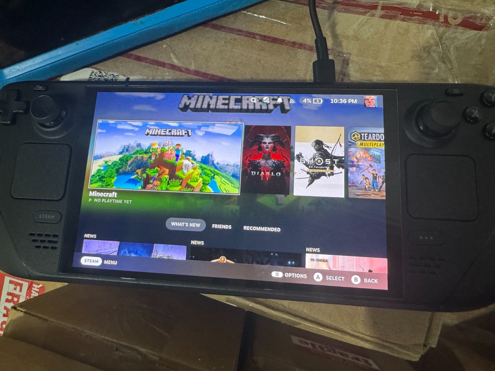 Steam Deck OLED Handheld Console Black 512GB + 1TB Micro SD