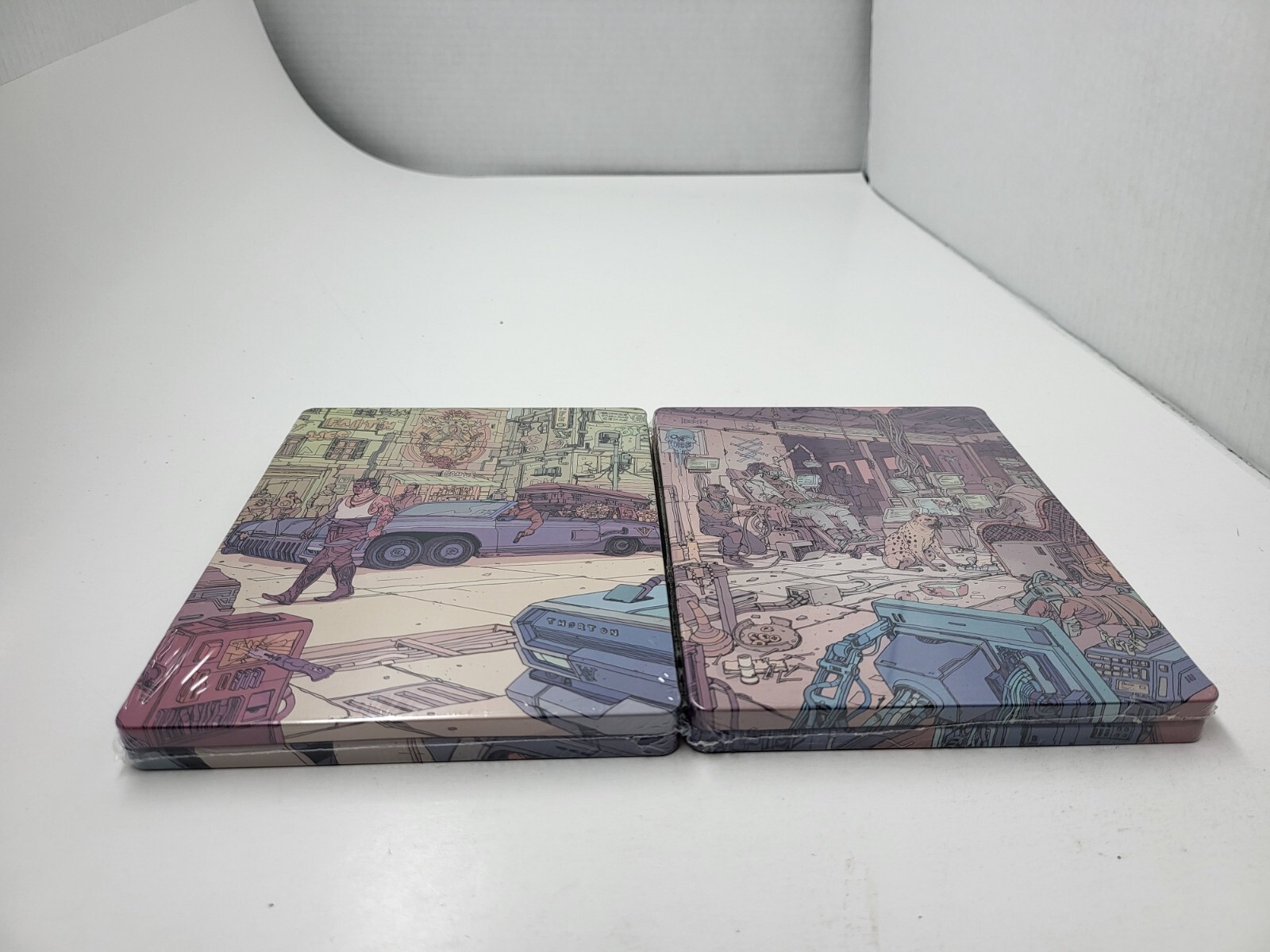 Set of 2 NEW Sealed Steelbook Case Cyberpunk 2077 Valentinos & Voodoo Boys MINT