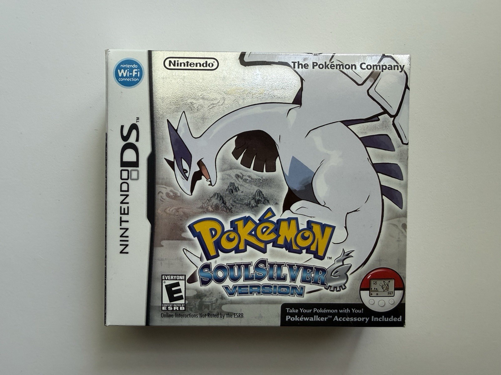 Pokemon Soul Silver Version CIB (Big Box) With Pokewalker Tested Authentic