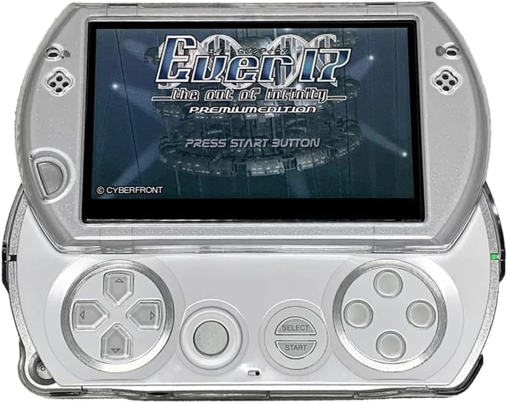 OSTENT Protector Clear Crystal Hard Case Cover Skin for Sony PSP Go