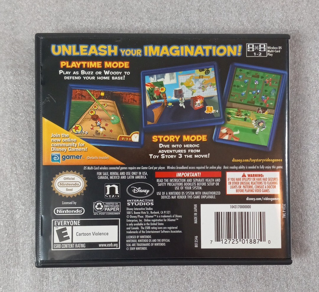 Toy Story 3 To The Rescue Edition Nintendo DS 2009 Complete in Case and Tested