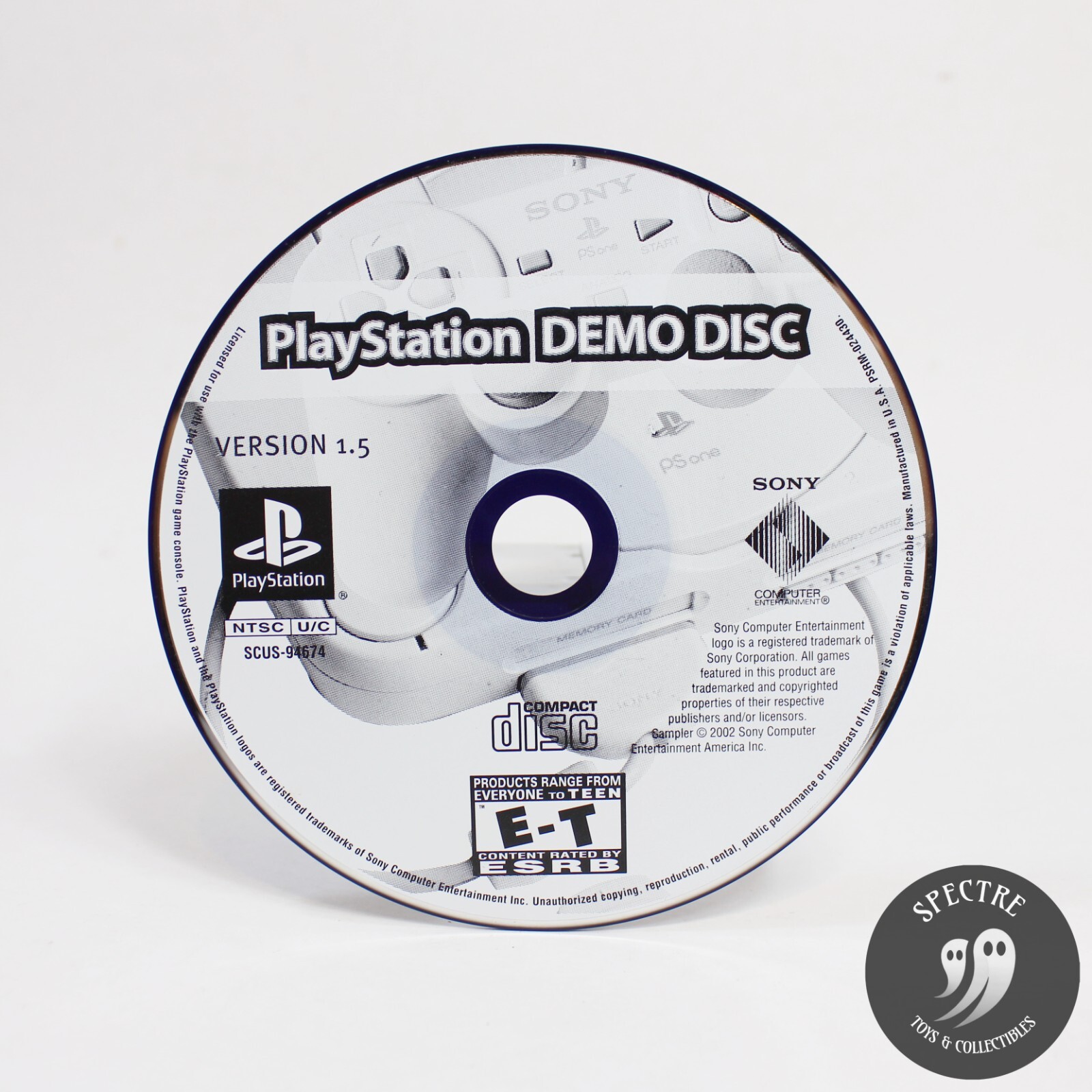 PlayStation Underground Demo Disc Version 1.5 (PlayStation 1 , 2002)- Disc Only
