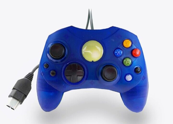 Wired S- type Controller – For The Original Microsoft XBOX multiple Colors