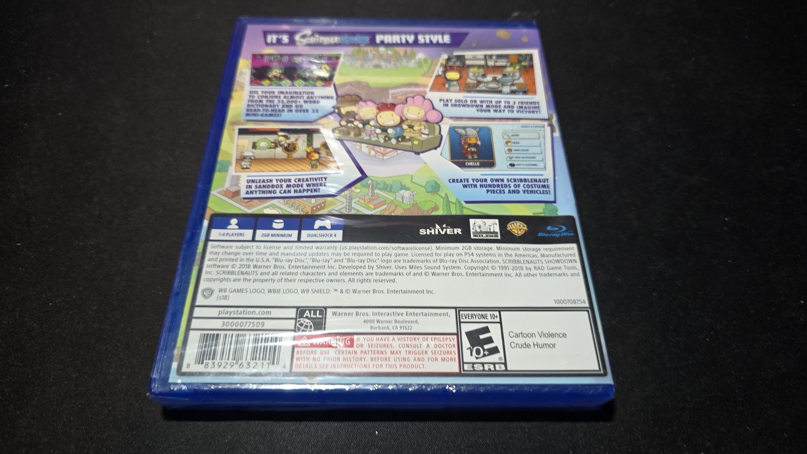 Scribblenauts Showdown Warner Bros. Sony Playstation 4 PS4 Brand New Sealed-!