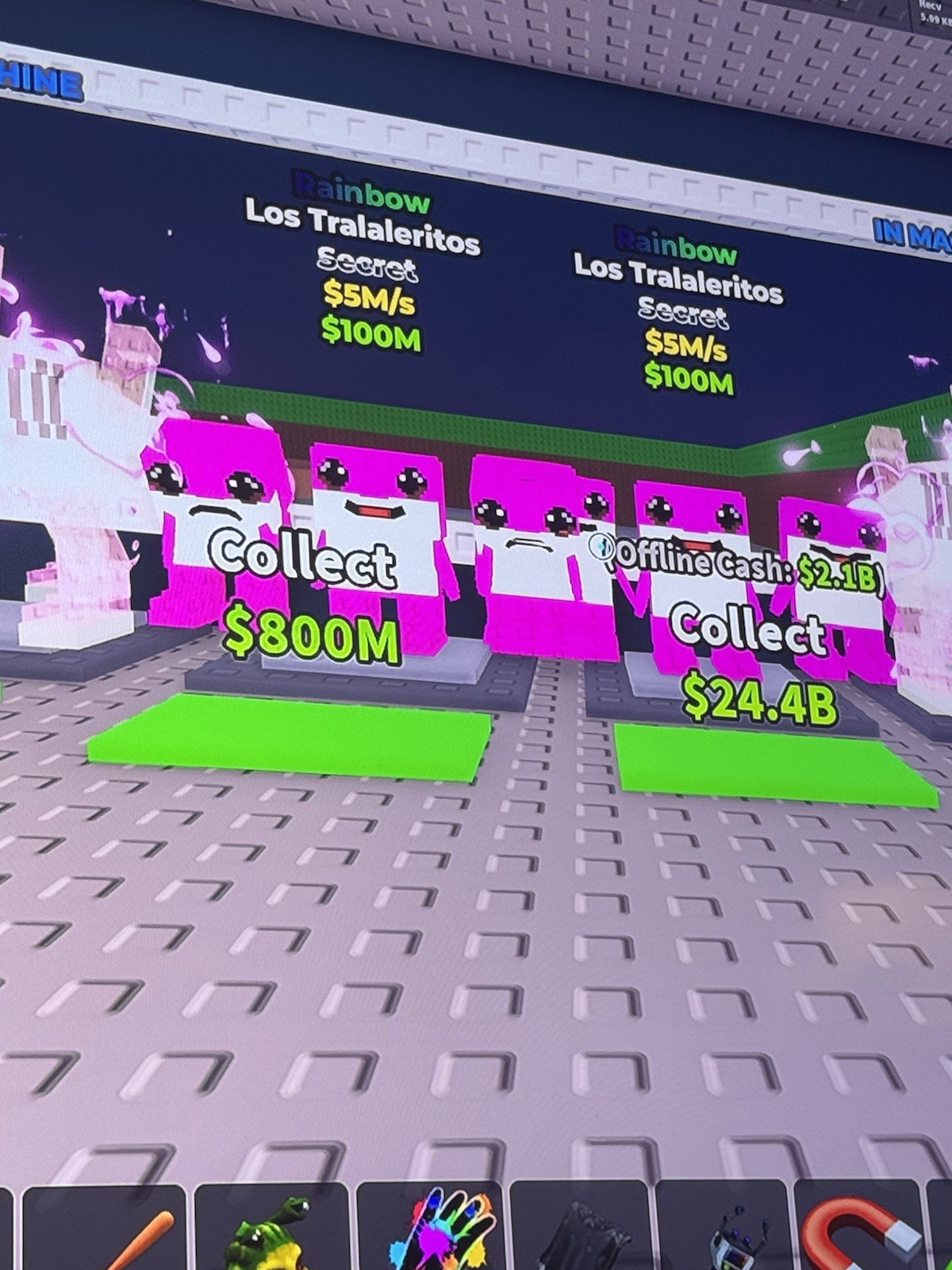 Los Tralaleritos Rainbow Steal a Brainrot Roblox Figure