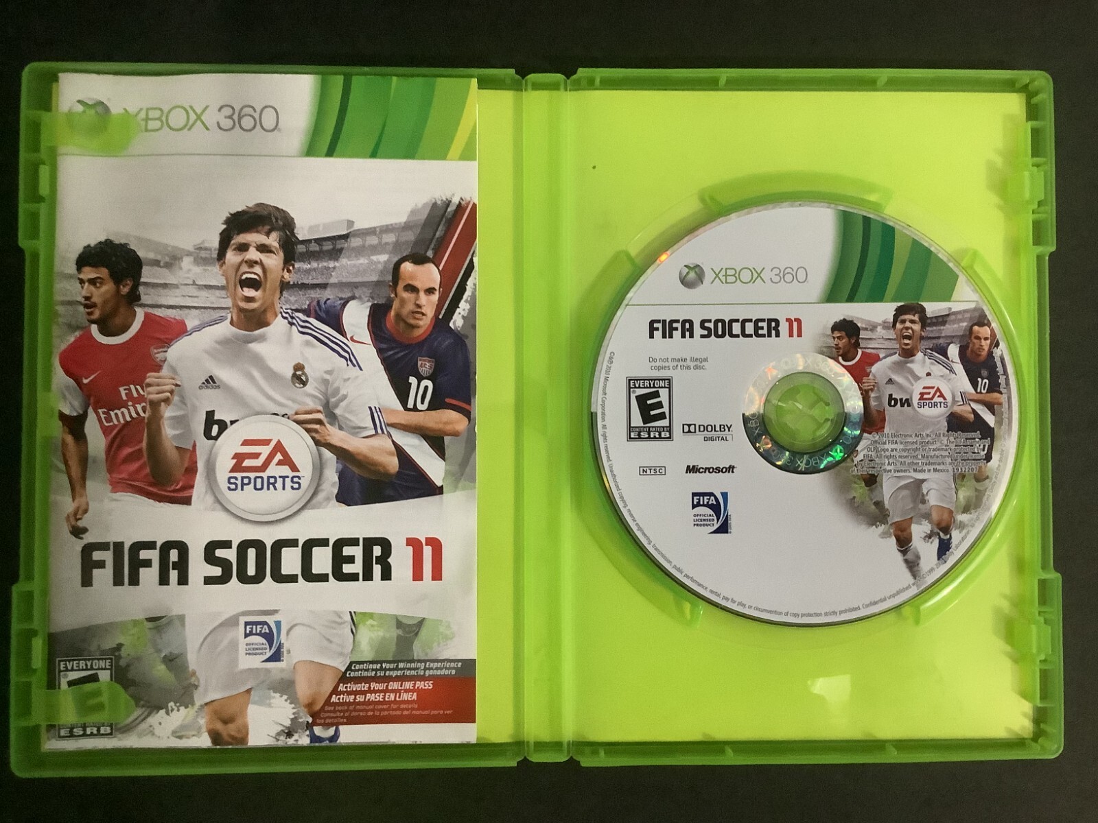 FIFA Soccer 11 Microsoft Xbox 360 Complete w/ Manual