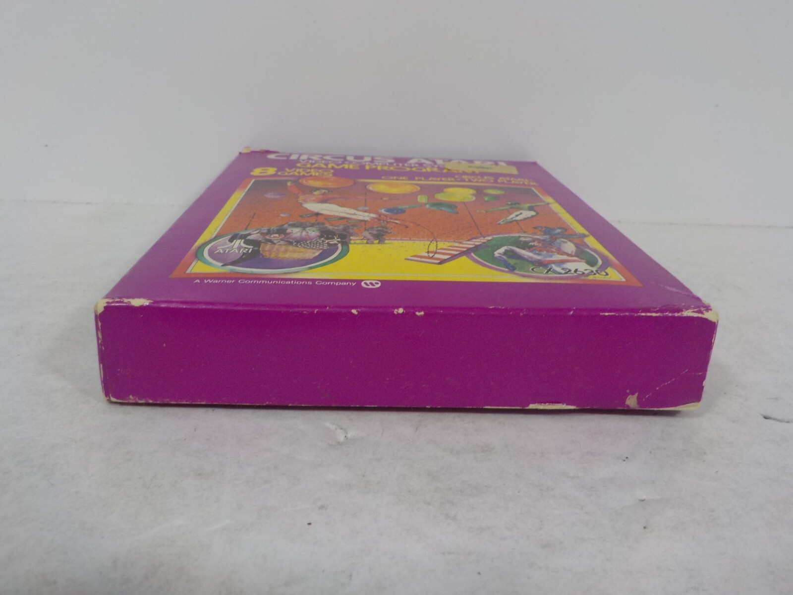 N A129 Circus Atari (Atari 2600) – Box & Manual (Box in Rough Shape)