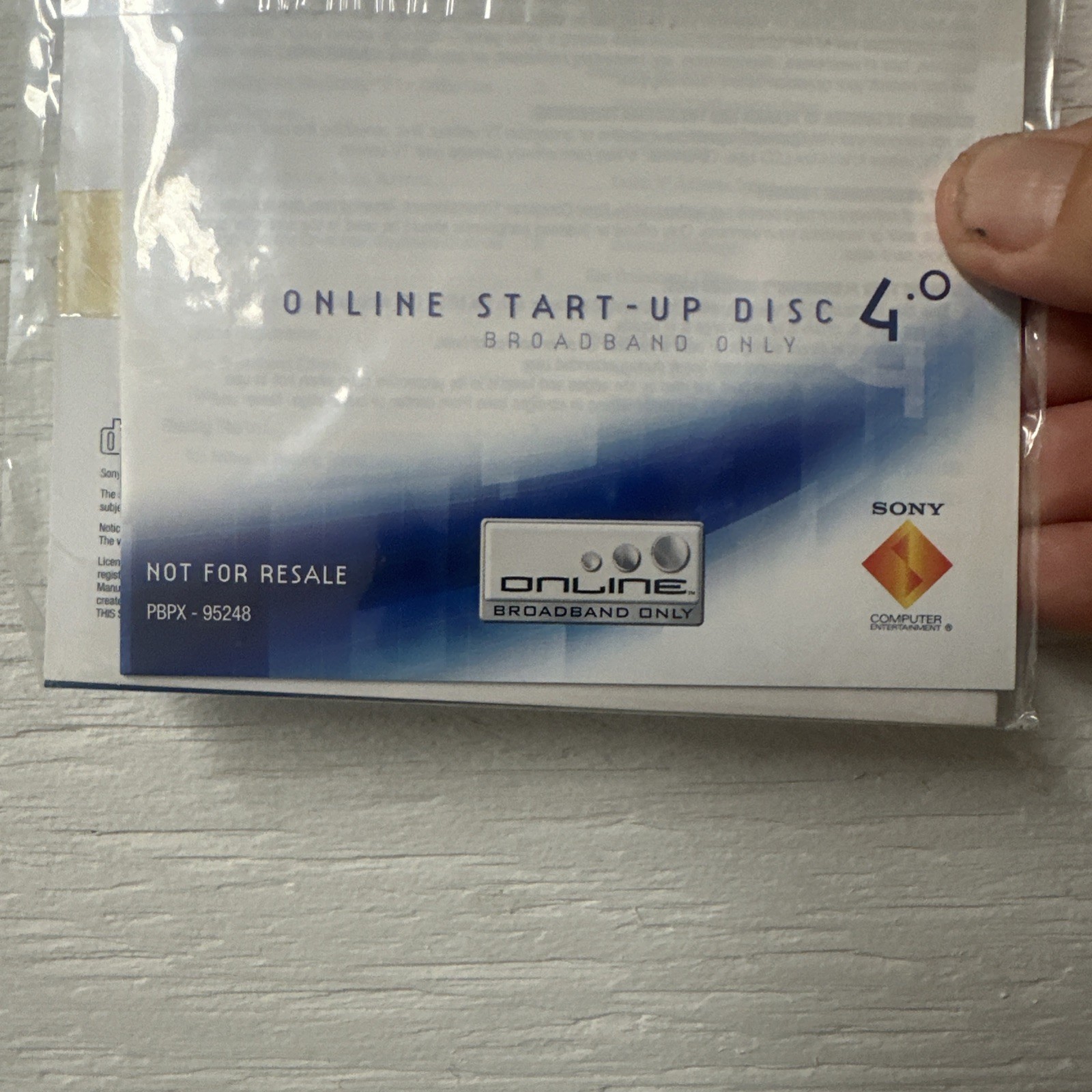 Online Start Up Disc 4.0 for Sony Playstation 2 PS2 *BRAND NEW SEALED*