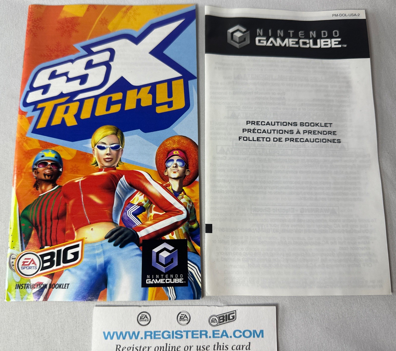 SSX Tricky Nintendo GameCube 2001 Complete CIB With Registration Card Tested