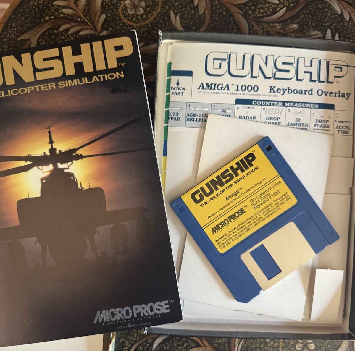 GunShip Commodore Amiga game – Complete
