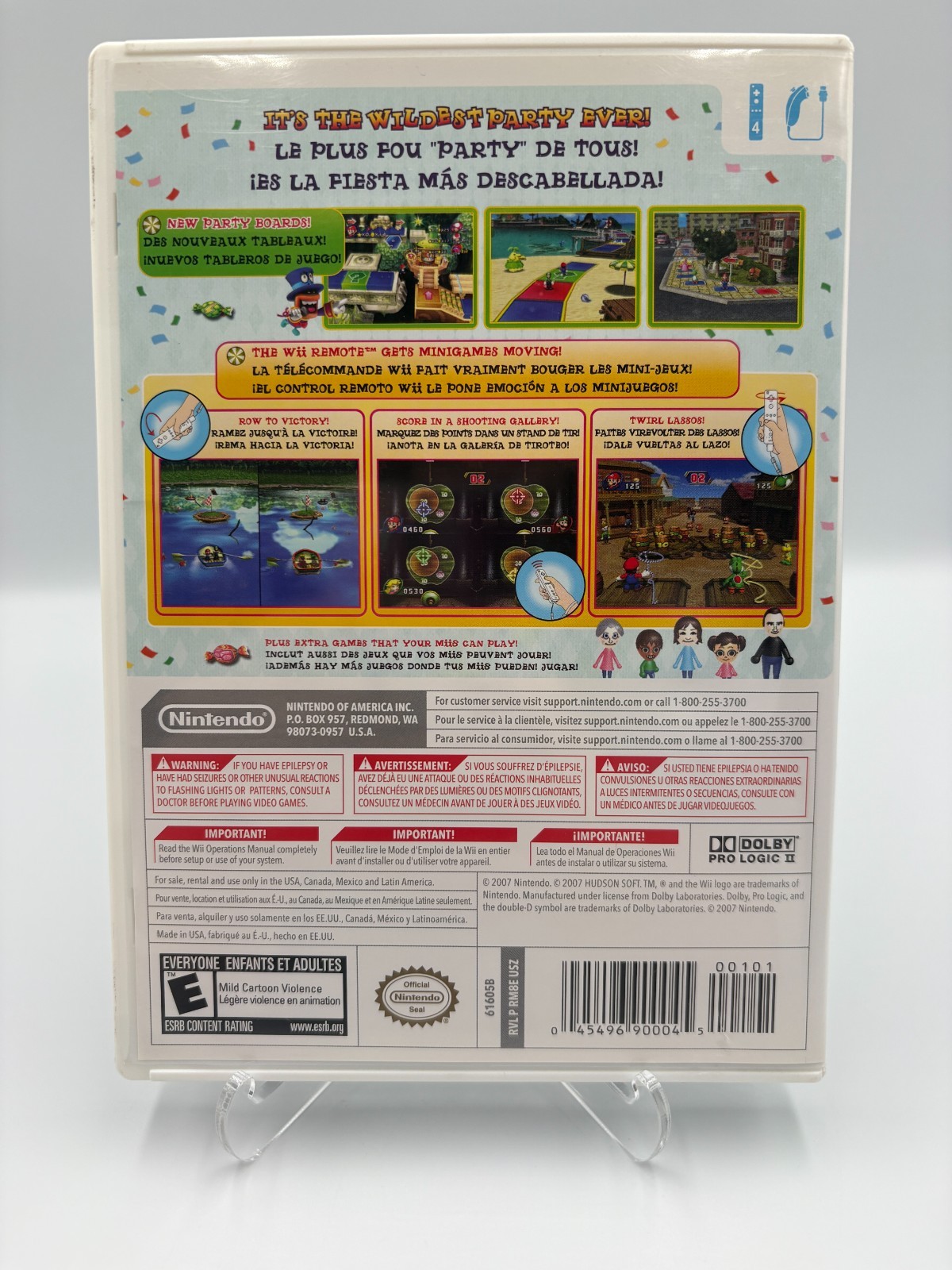 Mario Party 8 – Nintendo Wii – CIB W/ Manual – Tested Pristine – Free Shipping