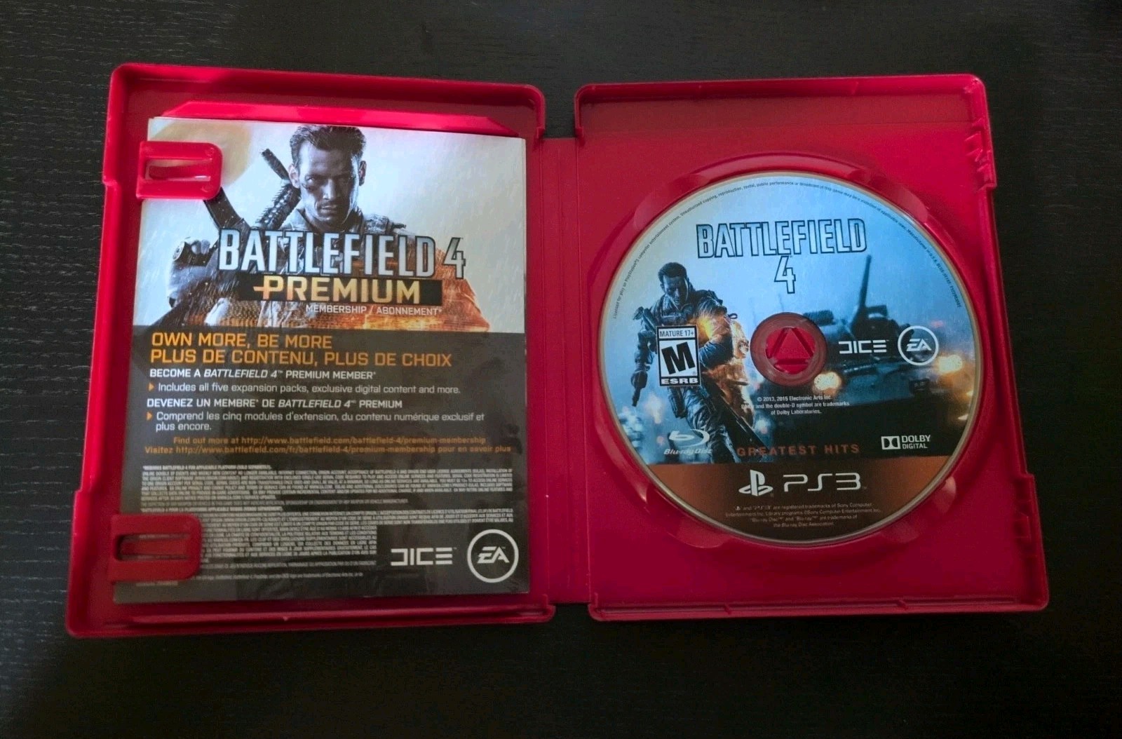 Battlefield 4 (Sony PlayStation 3, 2013 PS3) Greatest Hits