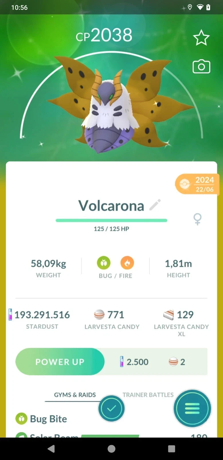 Pokémon G0 — Shiny Volcarona✨