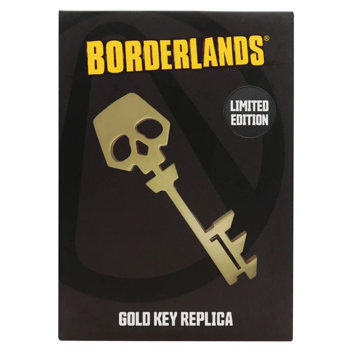 Borderlands Gold‑Coloured Key Replica – Limited Edition Numbered Collectible