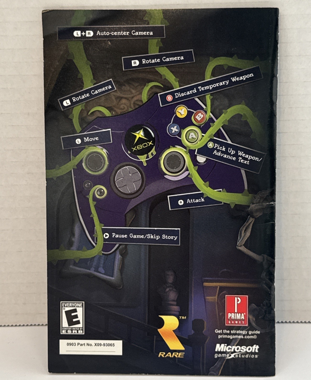 Grabbed by the Ghoulies (Microsoft Xbox, 2003) CIB Complete w/ Manual