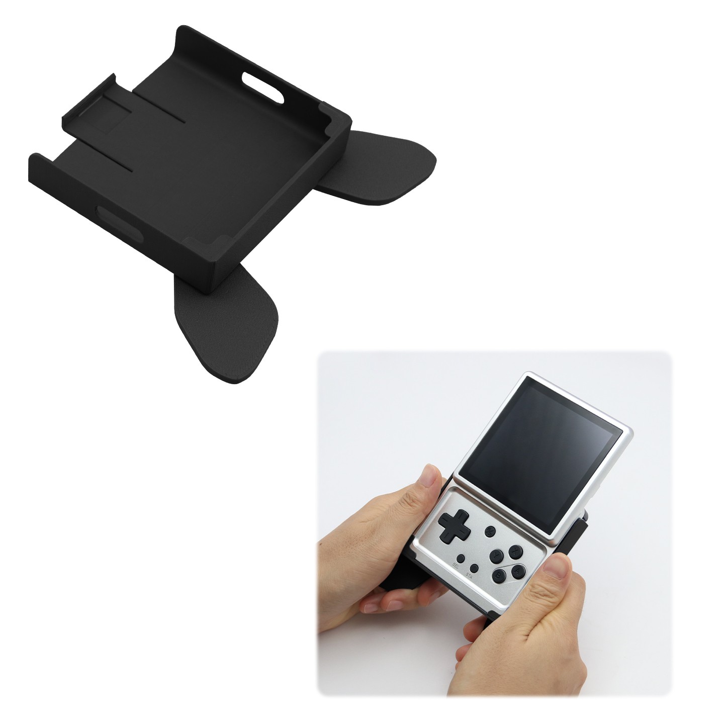 Grip Mount for ANBERNIC RG Rotate Game Console Solid-Color Handle Bracket Mount