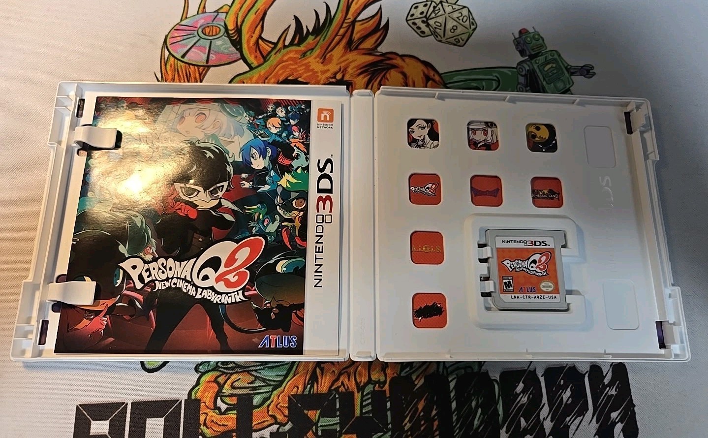 Persona Q2: New Cinema Labyrinth original case Nintendo 3DS US version