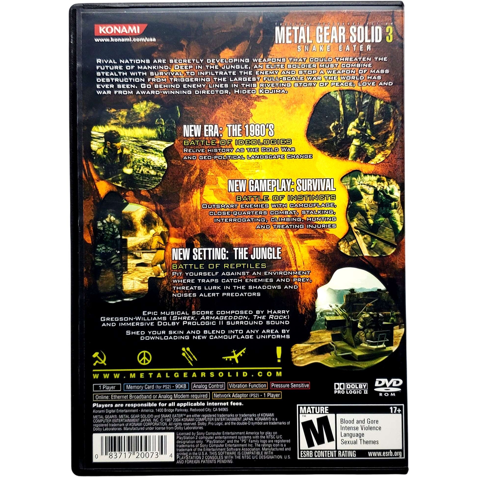 Metal Gear Solid 3 Snake Eater – Sony Playstation 2 Pristine Tested Authentic