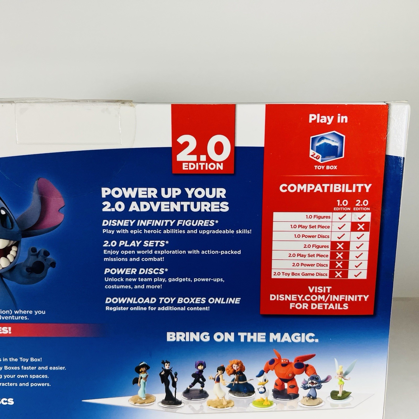 Disney Infinity Stitch & Merida Xbox 360 2.0 Edition Toy Box Starter Pack New