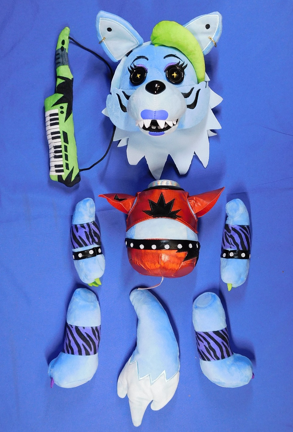 FNAF FIVE NIGHTS AT FREDDY’S ROXANNE WOLF HEX PARTS & SERVICE PLUSH