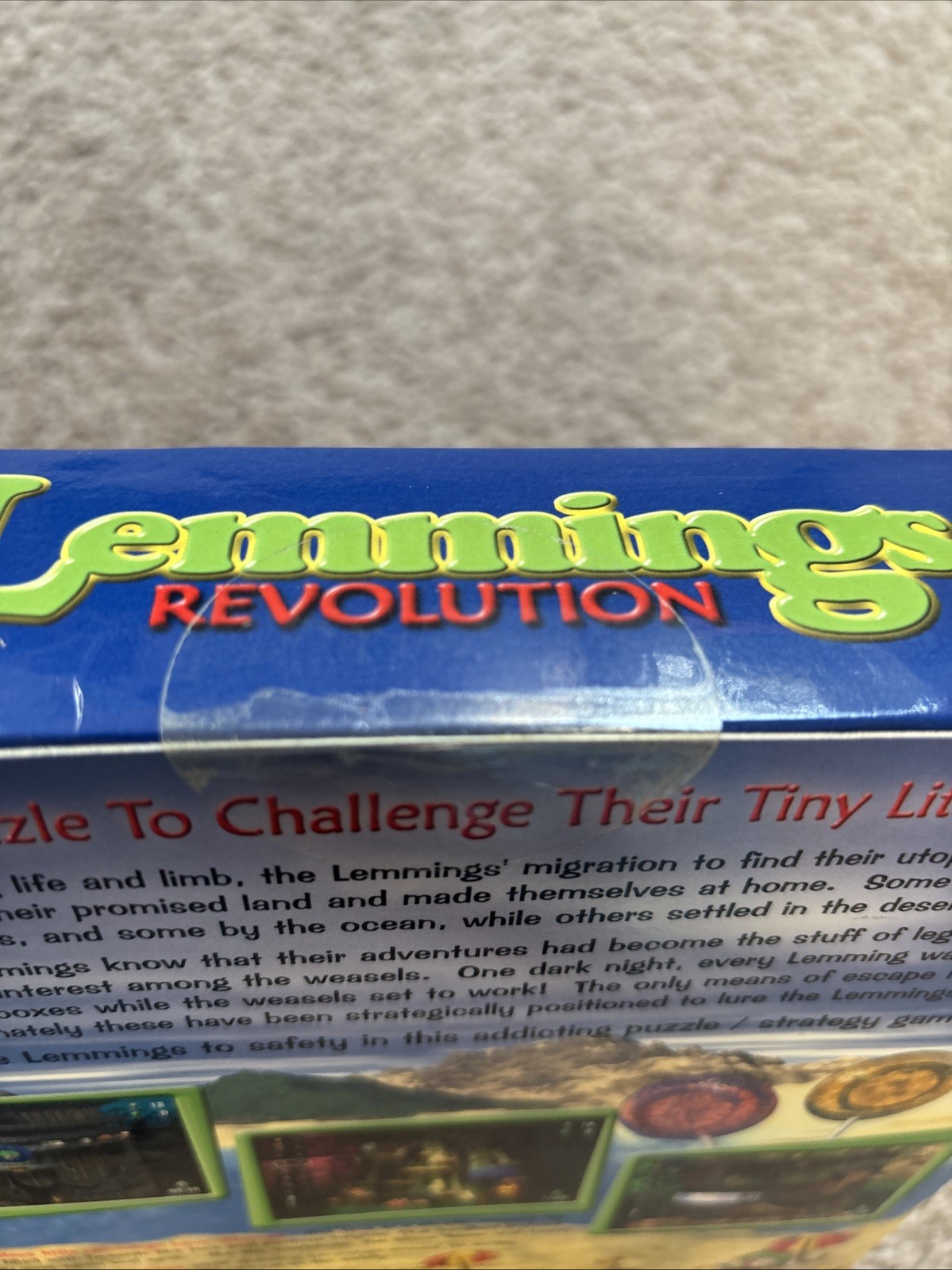 Lemmings Revolution, 2001, BIG BOX PC Brand New Sealed * RARE *