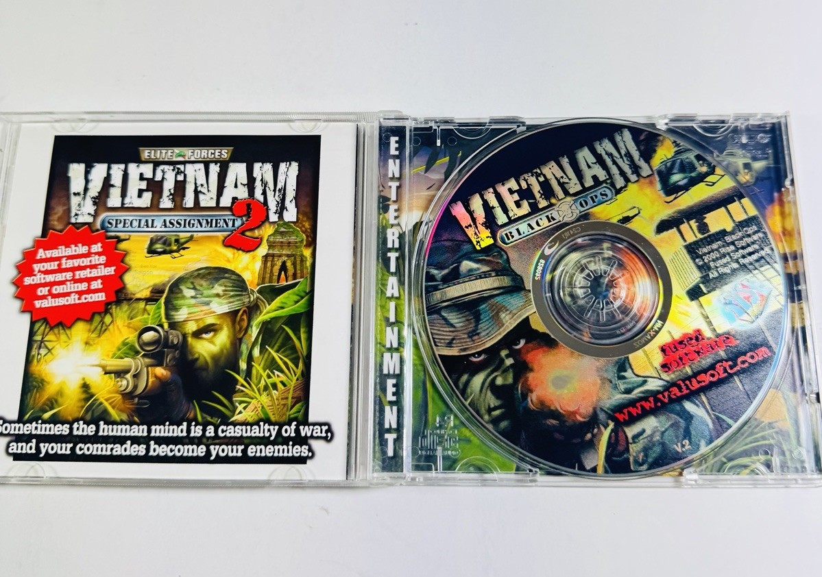 PC Computer Boxed Video Game – Vietnam Black Ops – Case & Disc ML441
