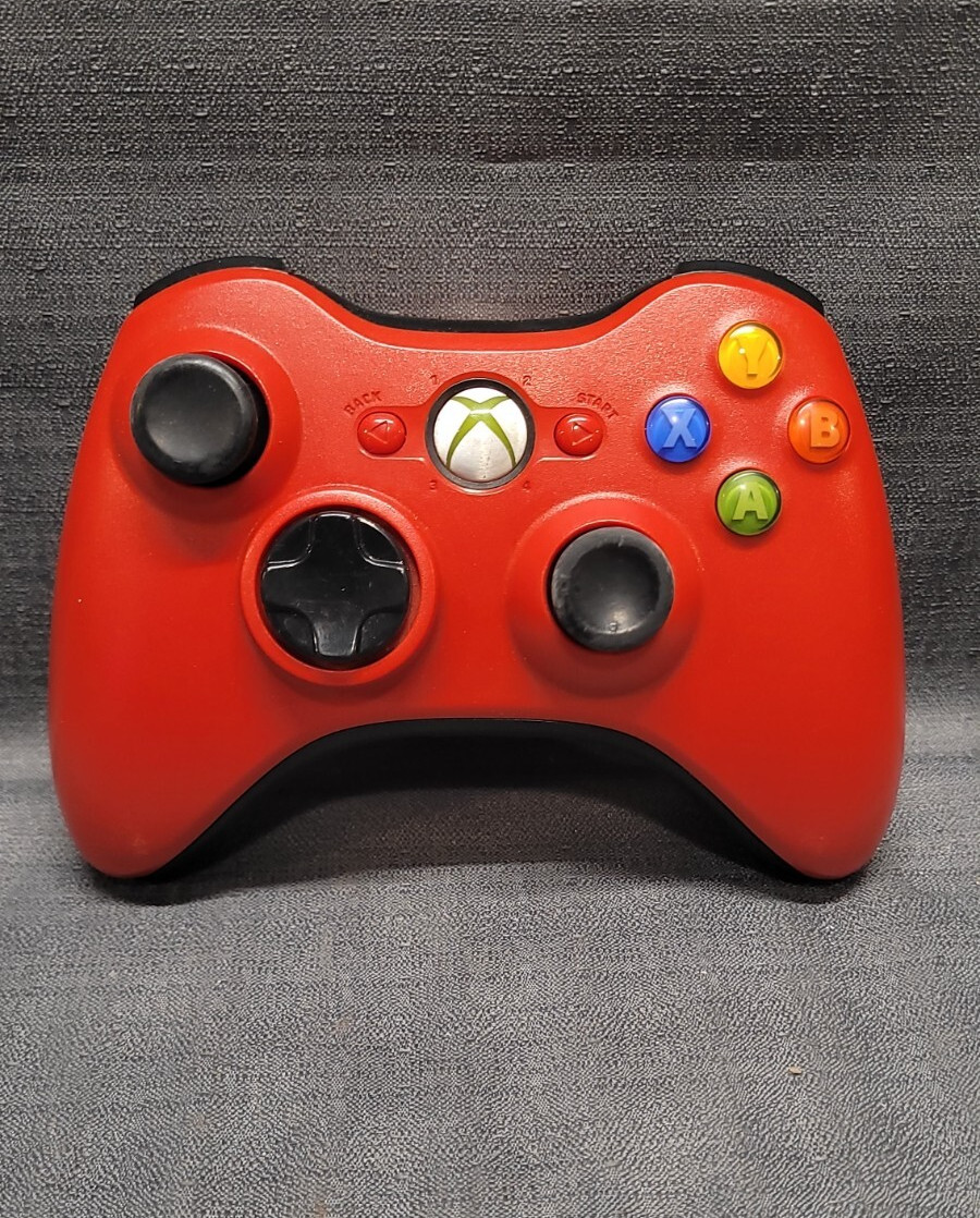 Microsoft Xbox 360 Red Resident Evil 5 Limited Edition Wireless Controller