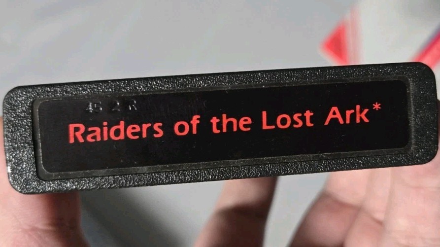 Rare Raiders of the Lost Ark (Atari 2600, 1982) Game Cartridge With Manual OOP