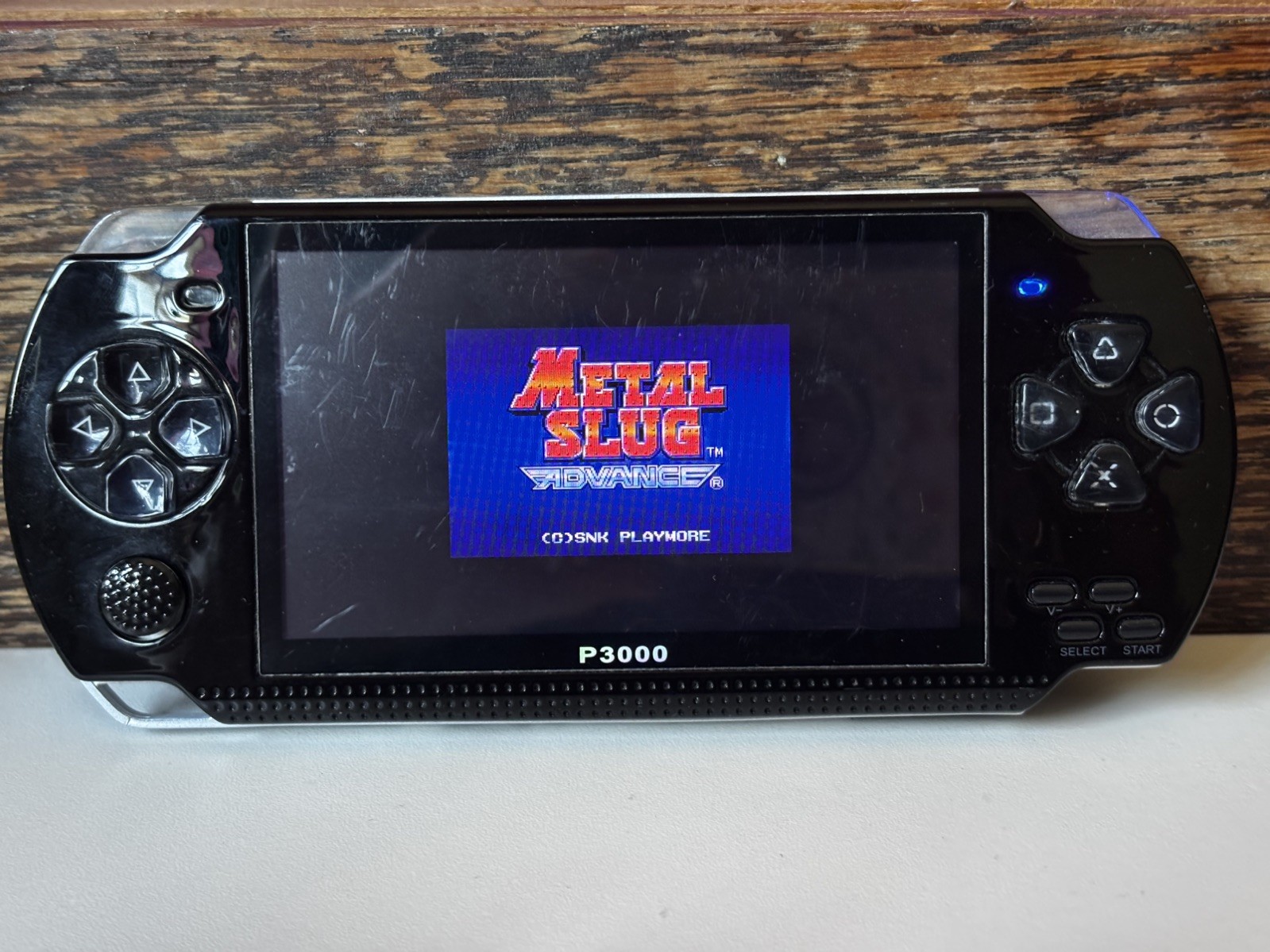P3000 Handheld Game Console Black Platform Retro Gaming UNTESTED