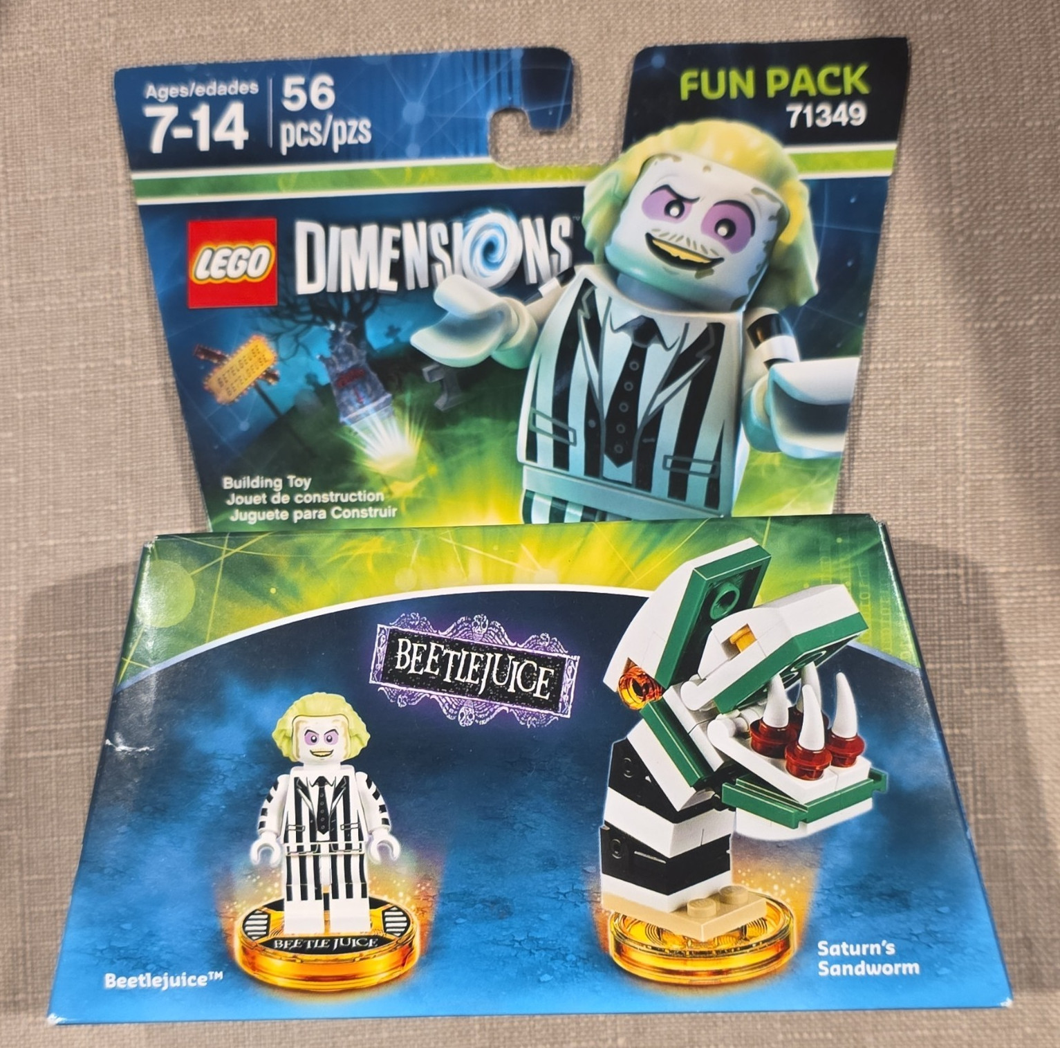 LEGO Dimensions Beetlejuice Fun Pack Saturn’s Sandworm 3-in-1 Set 71349