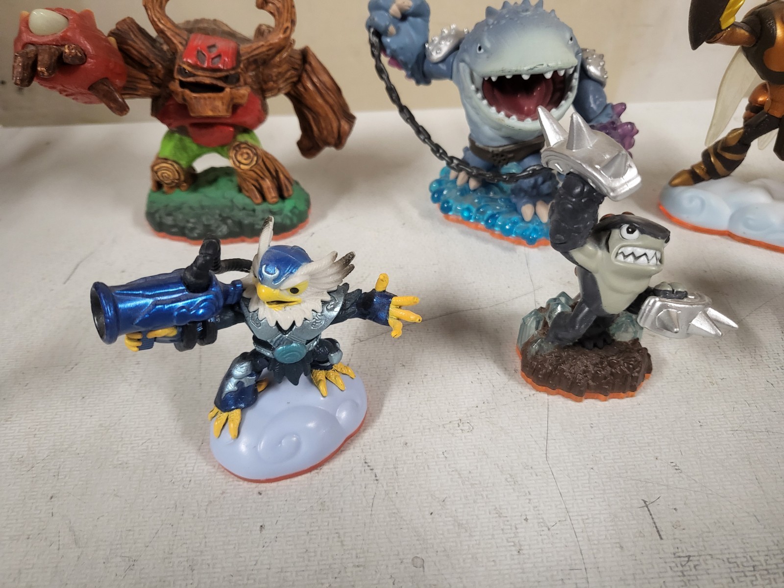 7 Skylanders Giants Lot Thumpback Swarm Tree Rex Eye Brawl Jet Vac Terrafin Etc
