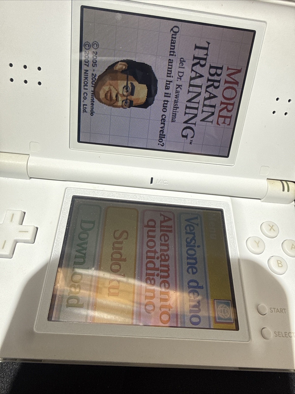 Nintendo DS Lite White Handheld Console CIB Tested Working