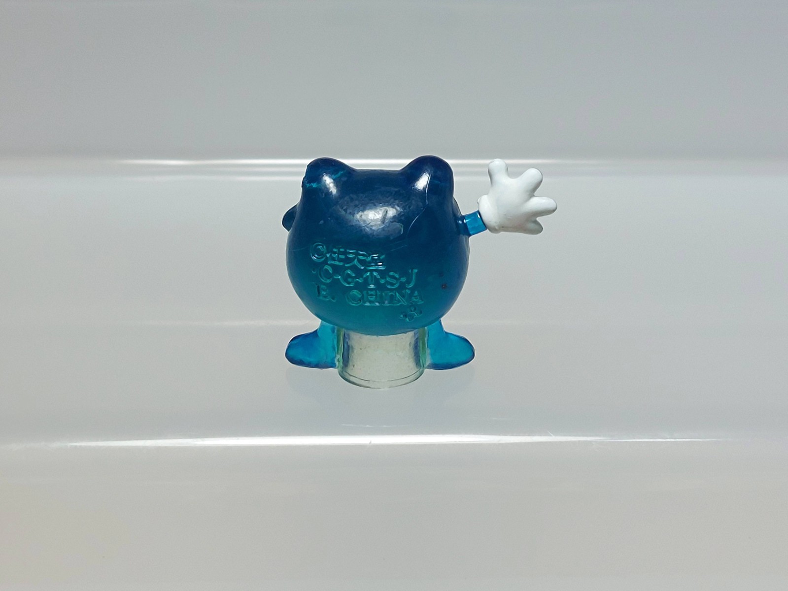 Poliwhirl (Clear) Pokemon Full Color Stadium Figure Bandai 1998 G03 0.9in