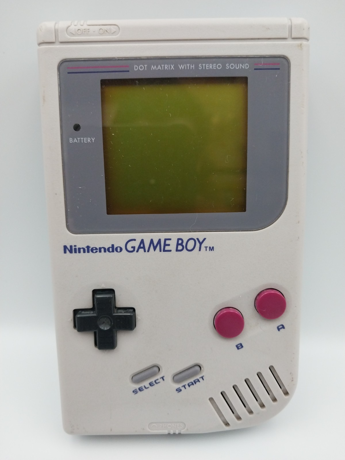 Nintendo Game Boy Original System DMG-01 Gray Bundle w/ 5 Games Cleaned & TESTED