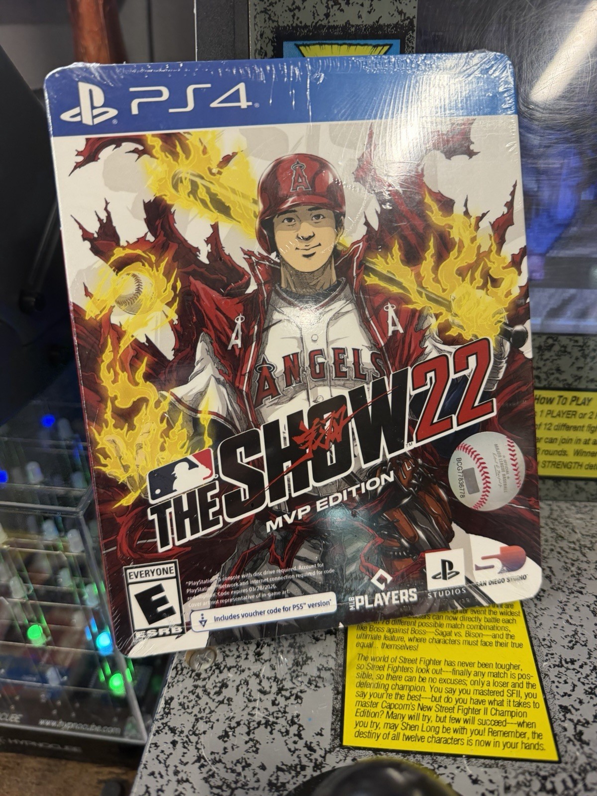 2022 PS4 MLB the Show 22 MVP Edition Steelbook Shohei Ohtani BRAND NEW SEALED