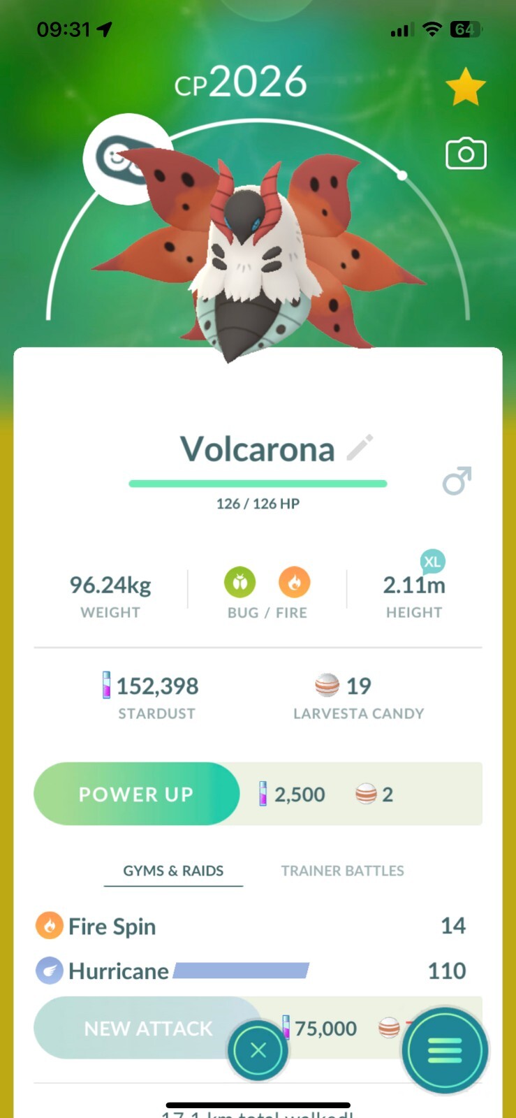 Volcarona – P T C – Read description