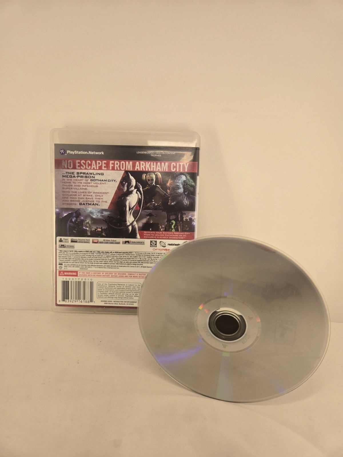 Batman: Arkham City (Sony PlayStation 3, 2011) Used
