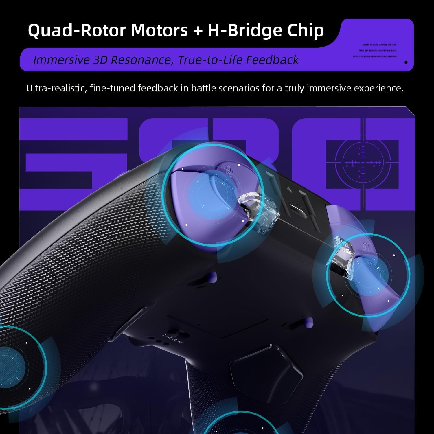 G80 1000HZ Wireless Gaming Controller for NS/PC/iOS/Android with Charging Doc…